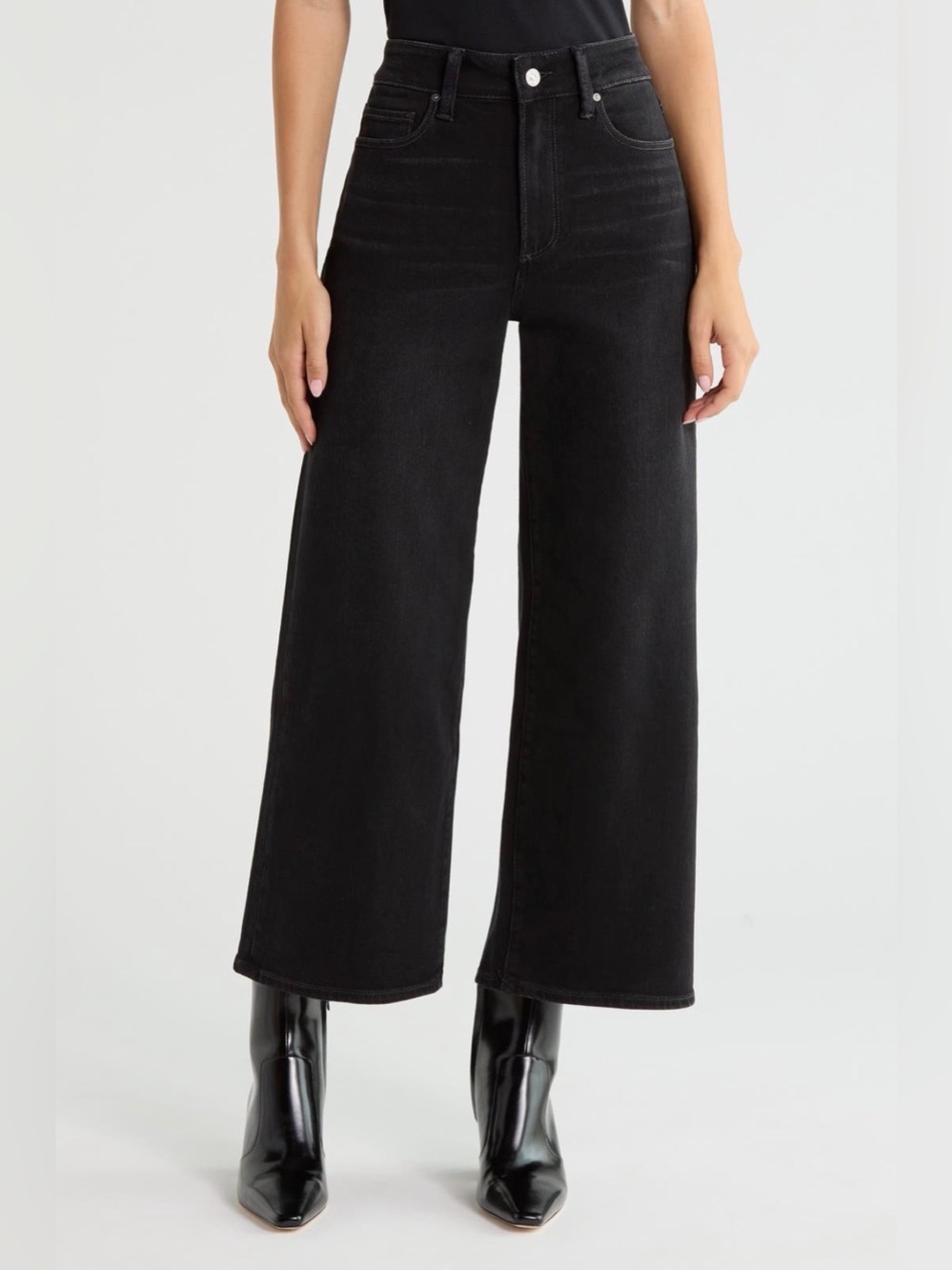 PAIGE
Anessa High Waist
Ankle Wide Leg Jeans